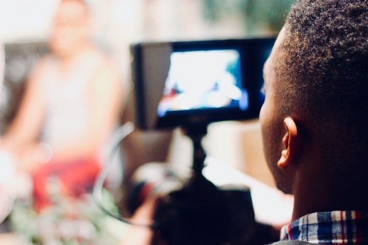 Behind the scenes on a Wynn Film Productions set