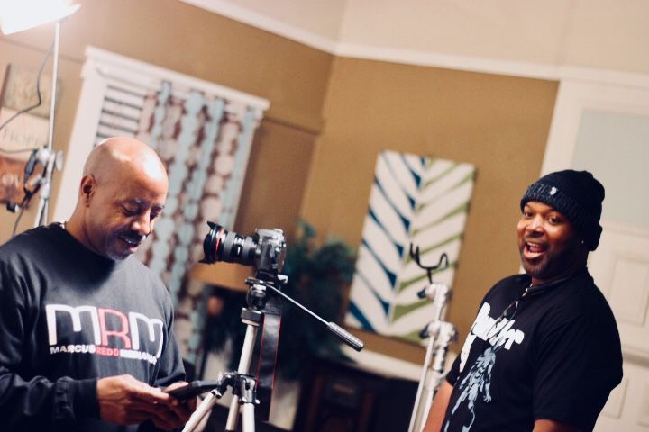 Behind the scenes on a Wynn Film Productions set